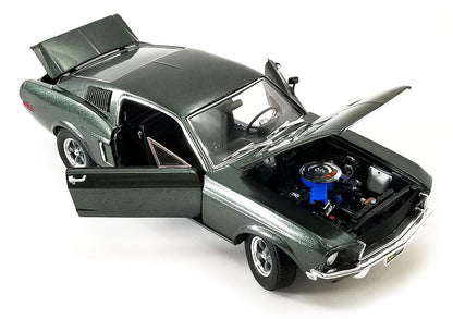 Greenlight 13615 1/18 1968 Ford Mustang GT Fastback, Highland Green