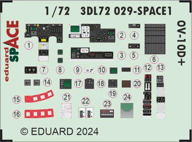Eduard 3DL72029 1/72 OV-10D+ SPACE 1/72