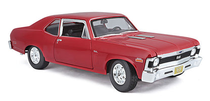 Maisto 31132R 1/18 1970 Chevrolet Nova SS Coupe, Red