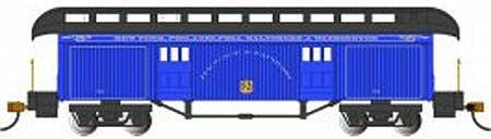 Bachmann 15305 HO Scale Old Time Wood Baggage with Round-E