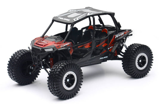 New Ray 57976B 1/18 Polaris RZR XP 4 Turbo ATV, Titanium