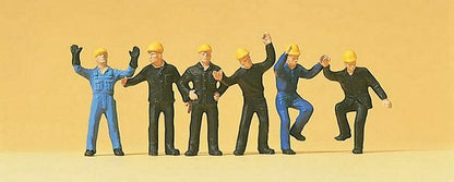 Preiser 14105 HO Scale Railroad Personnel Railway Shunters