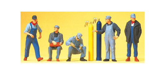 Preiser 10535 HO Scale US Railroad Workers Figure Set