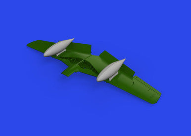 Eduard 672376 1/72 P-51D 165gal Fuel Tanks PRINT Brassin for EDUARD