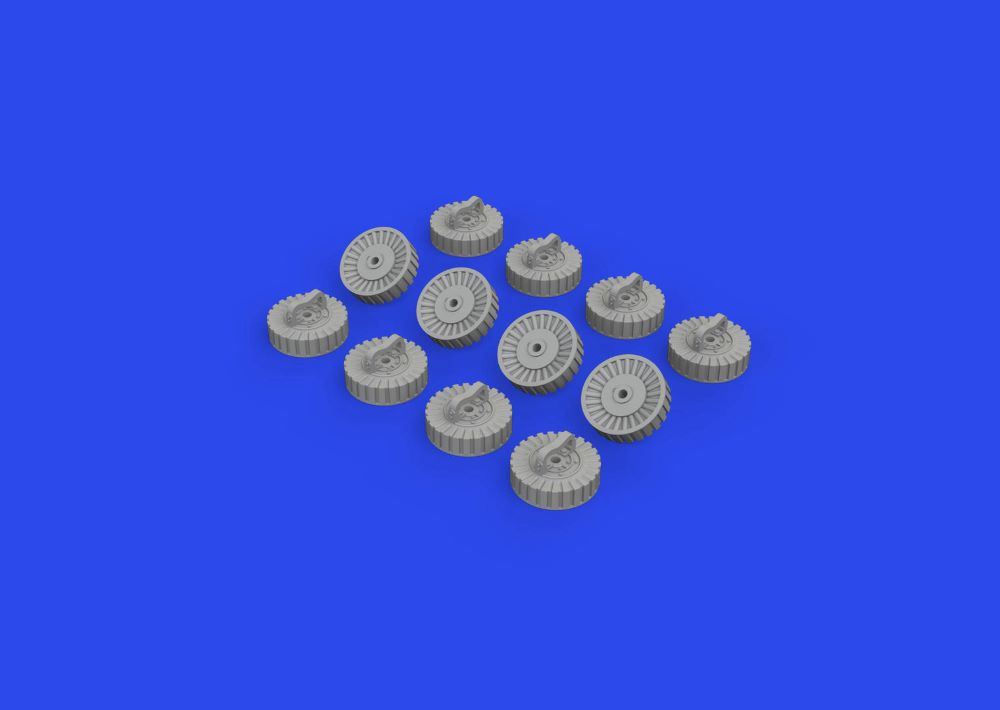 Eduard 648861 1/48 Aircraft- Lewis 97-Cartidges Ammo Magazines (Resin)