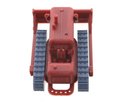 3D To Scale 87-400-R 1/87 Vintage Bulldozer, Dark Red
