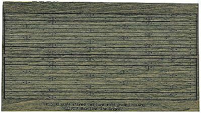 Blair Line 115 HO Scale 2-Lane Wood Grade Crossing -- Kit