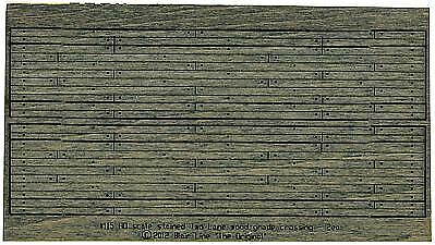 Blair Line 115 HO Scale 2-Lane Wood Grade Crossing -- Kit