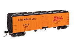 Walthers Mainline 910-41316 HO 40' Wood Reefer - Libby LMLX #1680