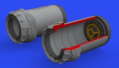 Eduard 672270 1/72 Aircraft- Tornado GR1 Exhaust Nozzles for EDU & RVL (Photo-Et