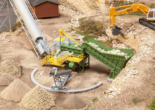 Faller 130173 HO Scale Jaw Crusher with Conveyor Belt Model Kit
