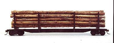 Custom Finishing 318 HO Scale National Steel Car Company 62' 9" Stake Car - Kit