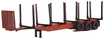Custom Finishing 5008 HO Scale Logging Trailer (Unpainted Metal Kit) -- 40'