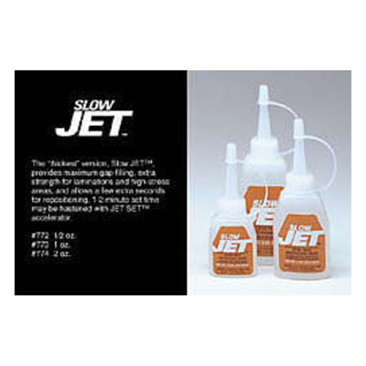 CGM Enterprises (Jet) 773 All Scale Slow Jet(TM) Adhesive -- 1oz 29.6mL Bottle