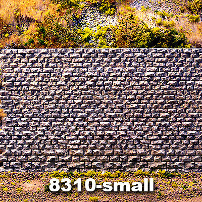 Chooch Enterprises 8310 All Scale Cut Stone Retaining Wall -- Small