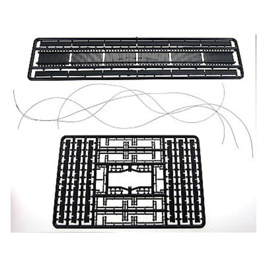 Central Valley Models 1811 N Scale 150' Bridge Details (Unpainted Plastic) -- Walkways