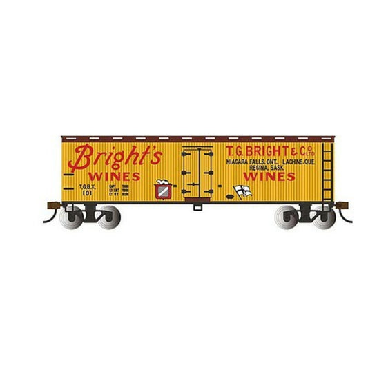 Bachmann 19809 HO Scale 40' Wood Reefer Bright's Wines
