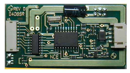 NCE Corporation 111 O Scale D408SR DCC Control 4-Amp Decoder