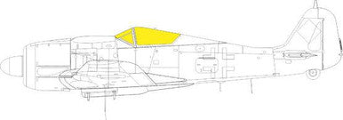 Eduard CX642 1/72 Mask Fw 190A-8/R2 for Eduard Canopy Mask Set