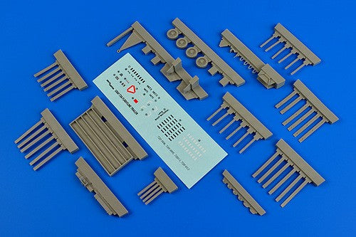 Aerobonus 720009 1/72 USAF F2A Flightline Steel-Type Platform Trailer w/Racks