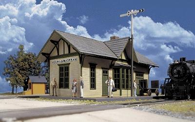 Walthers Cornerstone 933-3532 HO Scale Golden Valley Depot -- Kit