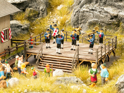 Noch 66826 HO Scale Festival Stage w/Band & Micro Sound Kit