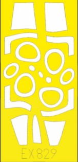 Eduard EX829 1/48 Mask Aircraft- F104S for KIN