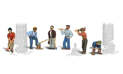 Woodland Scenics A1876 HO Scale Lumberjacks