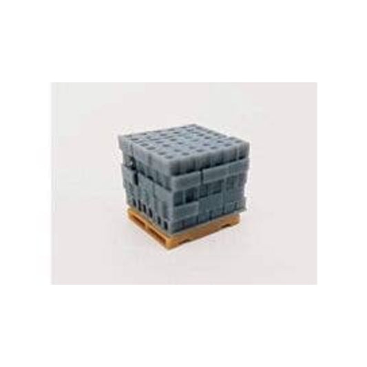 All Scale Miniatures 1600919 N Cinder Block Stack 5-Pack