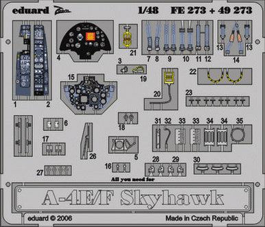 Eduard FE273 1/48 A-4E/F for Hasegawa Photo Etch Detail Set