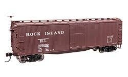 Walthers Mainline 910-40195 HO 40' Wood Boxcar - Rock Island #155002