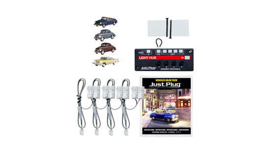 Woodland Scenics JP5919 N Scale Cruising Vehicle Value Pack
