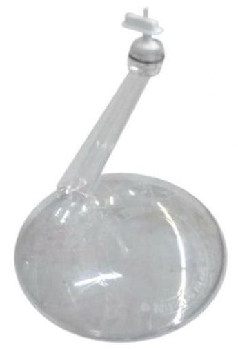 Atlantis Models 1304 Clear Aircraft Swivel Display Stand w/Base 3-5/8" dia.(form