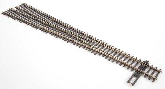 Walthers Track 83019 HO Scale Code 83 Nickel DCC-Friendly #8 Turnout -- Left