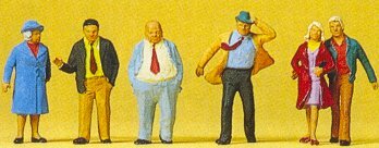 Preiser 10124 HO Scale Pedestrians Senior Citizens