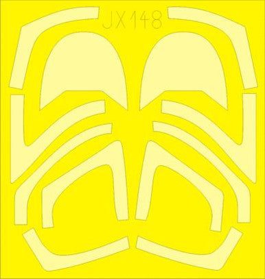 Eduard JX148 1/32 BAe Hawk 100/128 Paint Mask Canopy Mask Set