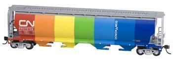 Bachmann 19133 HO Scale Silver Series Canadian Cylindrical 4-Bay