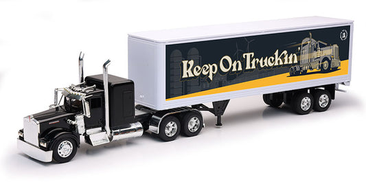 New Ray SS-10253 1/32 Scale Kenworth Custom W900 Dry Van Trailer