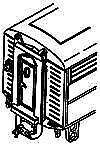 Details West FA-209 HO Scale F-Unit Parts -- B-Unit