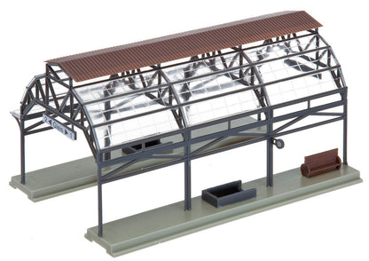 Faller 222128 N Scale Glass Station Hall Double-Track Kit
