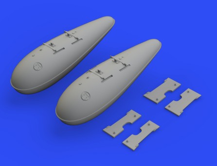 Eduard 648531 1/48 Aircraft- P51D 110 Gallon Fuel Tank for EDU (Decals, Photo-Et