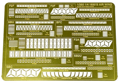 Gold Medal Models 350-40 1/350 Gold Medal 1/4 1930'S Air Wing Details