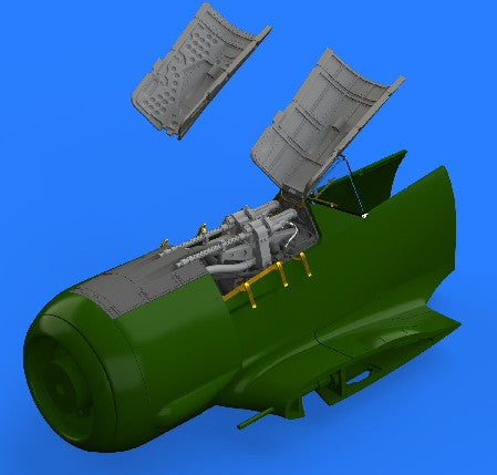 Eduard 648392 1/48 Aircraft- Fw190A5 Fuselage Guns for EDU (Photo-Etch & Resin)