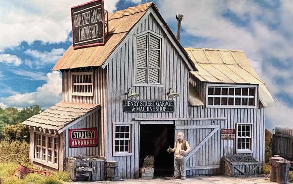 Bar Mills 114 O Scale Henry Street Garage -- Kit