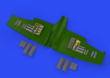 Eduard 648666 1/48 Aircraft- Spitfire Mk Vc Gun Bays for EDU (Photo-Etch & Resin