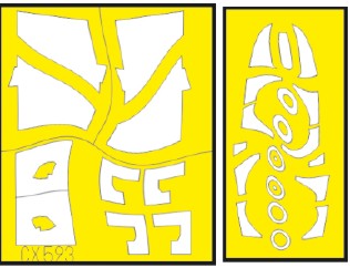 Eduard CX593 1/72 Mask Aircraft- F4EJ Kai for FNM