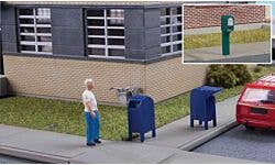 Walthers SceneMaster 949-4184 HO Roadside & City Mailboxes Kit