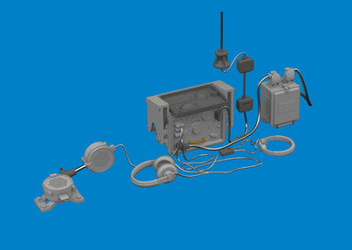 Eduard 635038 1/35 Sd.Kfz. 250 Radio Equipment PRINT Brassin for