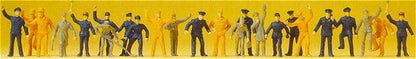 Preiser 14406 HO Scale Passengers Railway Shunters