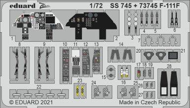 Eduard 73745 1/72 for Hasegawa & Hobby 2000 (Pre-Painted)